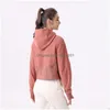 Yoga Outfit Wear Perfect Oversized Fall Winter Womens P Sweater Sports Hooded Round Neck Long Sleeves Drop Delivery Outdoors Fitness S Dhaqv