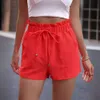 2024 Zomer Nieuwe paddestoel tailleriem schuin Insert Pocket Pocket Casual Shorts for Women 31