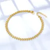 Anklets Luxusteel Fashion Rostfritt stål för kvinnor Girls Boho Gold Color Leaf Arrow Ankel Armband Ocean Beach Foot Jewelry