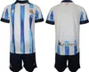 23 24 Seanson Real Sociedad Bule Soccer Jerseysフットボールシャツの男性子供セットキットサッカージャージ