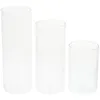 Kaarsenhouders 3 pc's bekerhouder transparant bruiloftsvoorstel decoraties was container glazen delicaat