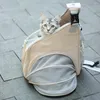 고양이 캐리어 애완 동물 가슴 캐리어 배낭 전면 작은 개 새끼 고양이를위한 교수형 가방 통기성 팽창 가능한 고양이 여행용 제품 액세서리