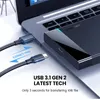 Ugreen 2.5 HDD SSD Case SATA do USB 3.1 Adapter Case HD Zewnętrzne obudowę dysk twardy