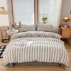 Copertina per biancheria da letto di moda set da letto set foglio federa 100% in cotone Linence Nordic Classic Home Textile morbida traspirante 240325 240325