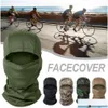 Outros acessórios táticos Novo máscara de clava de verão para homens boné motocicleta proteção solar proteção de pesca bandana pescoço scraf ridi ot9yn