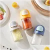 Herb & Spice Tools 1Pcs Elegant Salt And Pepper Shakers Premium Glass - Perfect Dispenser For Your Delicious Meals Kitchen Press 0.5G Dhysk