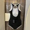 Metalen badge zwemkleding vrouwen bikini ontwerp terug holle badpak ontwerper Swimsuit High Taille Bikini voor de zomer