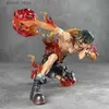 Actie speelgoedfiguren Anime Ace Figuur één stuk actie beeldje De topoorlog Portgas d ace figuur vlam drift 16 cm pvc collectible model speelgoed geschenken l240402