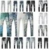 jeans viola designer jeans jeans jeans per maschi pantaloni in denim moda femmini