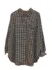 Blusas femininas camisa de senhora xadrez 2024 primavera verão de manga longa Cardigan solto tops básicos casuais moda feminina feminina feminina yoyikamomo