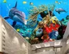 Tapeten Custom Po 3D Decken Wandbilder Tapete Home Decor Malerei Sea World Dolphin Korallen Wand für Wohnzimmer