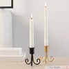 Mum Tutucular Avrupa Retro Candlestick Romantik Düğün Küçük Dekorasyon Yemek Masası Bar Pogerya Prop.