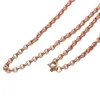 Chaines 585 Collier de style neutre en or violet pour les femmes Classic Simplicité plaqué 14k Rose Long Charms Bijoux Accessoires