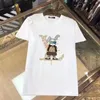 Summer Mens Designer T Shirt Casual Man Tees z literami Drukuj krótkie rękawy