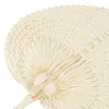 Storage Bags Handheld Leaf Fan Humanized Retro Style Light Weight Handmade Summer For Decoration