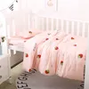 Baby Bedding Conjunto Kids Quilt Cober sem preencher 1pc de algodão de grão de algodão Cotão de desenho animado 150120cm respirável 240325