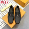 40Model 2024 Luksusowe włoskie buty męskie buty swobodne luksusowe marka Summer Men Men Designer Mejczyki oryginalne skórzane mokasyny oddychające na łódź buty czarne rozmiar 4-12