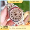 4 Stil Super N Factory Watch 904L Stahl Herren 41 mm schwarzer Keramik -Lünette Sapphire 126610 Tauchen 2813 684