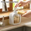 Lagringsflaskor Lotion Dispenser 2 Storlekar Body Wash Bottle Portable Löstagbar Dusch Gel Gel Gel Gel Gel Gel Gel Gel Gel