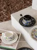 Mokken French Retro Designer Model koffieset Chinese stijl bloem keramische latte cup