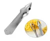 1pcs aço inoxidável criativo abacaxi peeler peeler fácil abacaxi pinife cutter corer slicer clip salada de fruta