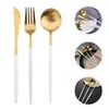 Forks Flatware Western en acier inoxydable Kit de table de table