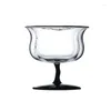 Cups Saucers Creative Glass Cup High Borosilicate Designer Model Original Personality Vintage Red Wine Dwarf
