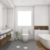 Mattes de bain 20pcs Sécurité de sécurité roule des appliques adhésives autocollants durables baignoires autocollants en paster pour la maison de salle de bain (gris)