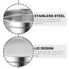 Bowls Mixing Stainless Steel Dish Basin Metal Plastic For Kitchen Household Salad