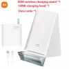 Chargers Original Xiaomi 80W Wireless Fast Charger är lämplig för iPhone 12 Xiaomi 11Pro Ultra Samsung 120W laddare 6A -kabel