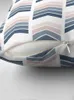 Pillow Blush Pink And Navy Blue Scandi Pattern Throw Christmas For Home Couch Pillows