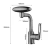 Grifos del fregadero de baño 4 modos del grifo de cuenca múltiples funcionales 360 ° de rotación de lavado de acero inoxidable de acero inoxidable