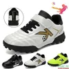 American Football Shoes White Soccer Kids Boys And Girls Students Splint Training Shoe Children Lightweight Non-slip Sneakers