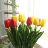 46cm tulip Branche de fleurs artificielles pu la latex réel toup tulip fausses fleurs pour mariage décoratif home affichage fleurs zz