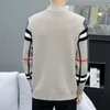 2024 New Style Brand Men's Sweater Luxury Letter Knitted Oversized Pullovers Fashion Clothing Harajuku Clothes Long Sleeve Jacket Tops Size M-5XL