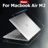 새로운 MacBook Air와 호환 가능한 케이스 13.6 인치 케이스 2022 M2 칩 모델 A2681 키보드 커버가있는 하드 쉘 케이스