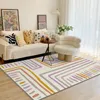 Streszczenie geometryczne grube pluszowe dywany Prostota sypialni wystrój sypialni łóżko dywanowe studium domowe dywan na dużą powierzchnię dywaniki do salonu 240329
