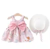 2024 Zomer Babymeisjes Sundress Princess Dress Jurk Casual Girl Bowknot Rok Good Selling