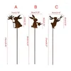 Garden Decorations Iron Easter Stake Inserting Sign Antideformed Ground F0T4