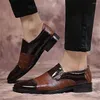 Chaussures habillées Bottes de mocasino semi-formelles pour hommes talons bruns de baskets masquers sports sho exercice de marque Scarp shouse