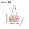 Totes Bow Tie Shoulder Bag With Chain Strap PU Leather Trendy Crossbody Flap Casual Purse Hasp Closure Underarm