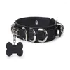 Dog Collars Collarカスタムネックレスペットネームプレート装飾カップ