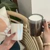 Weingläser süßer Becher farbenfrohe Luxusglas Tassen Kawaii Wasser Carafe farbige ästhetische Eiskaffee für Tee Bier Großhandel