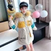 Down Coat Fashion Winter Kids Clothes Children Patchwork Veste chaude avec sweats à capuche pour adolescents 4 5 6 7 8 9 10 11 12 13 ans