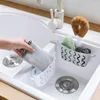 Kitchen Storage Sink Hanging Basket Waterproof Soap Holder 1 PC Brush Tools Bathroom Accessory Gadgets Multifunction Sucker