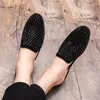 Casual Shoes Half For Men Leather Mules Fashion 2024 Slipper Backless Loafers Retro Flat Heel Party Slippers