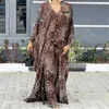 Partykleider 2024 afrikanischer Robe Rock Digitaldruck großer Chiffon-Strickjacken losen Hosen zweiteiliger Anzug 8304#