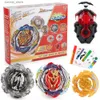 Spinning Top Bey Burst DB-201 Zest Achilles Customized Blade Set Toy Gyroscope Rotating Top Metal Combat and Launcher for Children and Children L240402