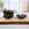 Bowls Coconut Shell Storage Bowl Plate Home Ornament Soap Drain Candy Holder Container