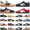 2024 Handball Spezenial Black Clear Clear Pink Gum Running Schuhe Outdoor Originale Mesa Gum Aluminium Blackgum Braun Männer Frauen Freizeitschuhe l85r#